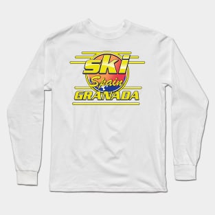 Granada spain to ski logo Long Sleeve T-Shirt